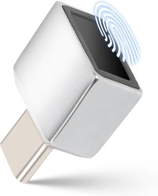 NÖRDIC USB-C Windows Hello Fingeravtrykksleser Biometrisk Skanner Plug and Play Windows 11 10 PC Laptop Rask Sikker Innlogging Autentisering