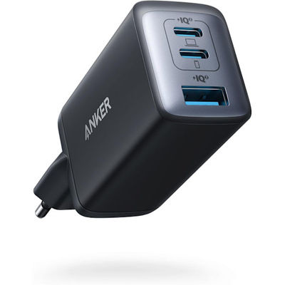 Anker 735 Laturi GaNPrime 65W 1x USB-A 2x USB-C virtalähde