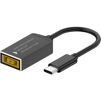 NÖRDIC Lenovo Square Yellow - USB-C-adapter 17cm 65W