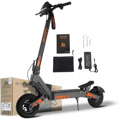 Kukirin G2 - Fällbar elektrisk sparkcykel - Motor 1200W - Batteri 48V 15.6Ah - Maxhastighet 45 km/h - Räckvidd 55 km