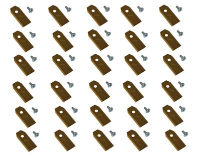30 X 4,3 CM titanium knive til robotplæneklipper McCulloch ROB R600, R1000 / FLYMO 1200R