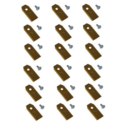 18 X 4,3 CM titanium knive til robotplæneklipper Gardena R38Li R40Li R45Li R50Li R70Li