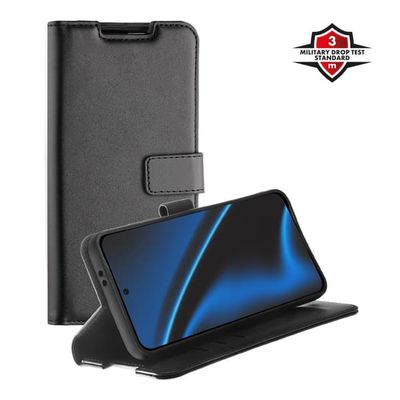 Samsung Galaxy A36/Galaxy A56 Deksel Klassisk Lommebok Svart