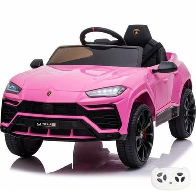 LAMBORGHINI Urus Elbil 12V - Rosa - 1 till 6 år - Officiell Licens - EVA Däck - Bluetooth