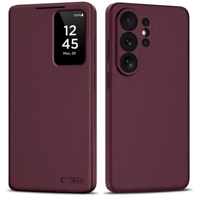 Tech-Protect Smart Wallet Window med kortlomme til Samsung Galaxy S26 Ultra - Mulberry