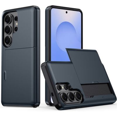 SKALO Armor Kortholder Cover til Samsung Galaxy S26 Ultra - Blå