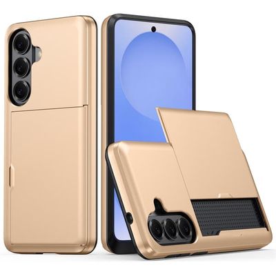SKALO Armor Kortholder Cover til Samsung Galaxy S26+ - Guld
