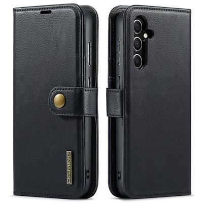 DG MING 2-i-1 Magnet Flip Cover til Samsung Galaxy S26 - Sort