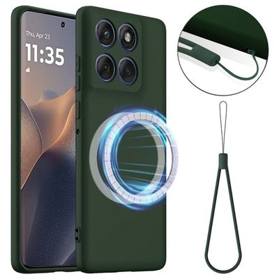 SKALO Ultratyndt Silikonecover til Motorola Edge 70 Fusion - Grøn