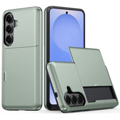 SKALO Armor Kortholder Cover til Samsung Galaxy S26 - Grøn