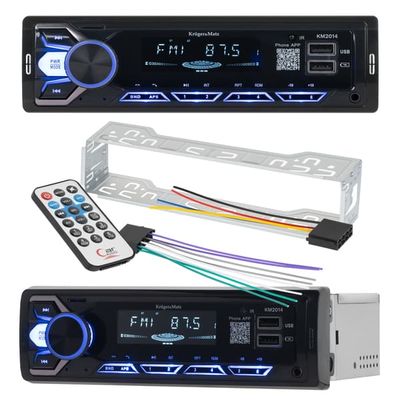 Rörförstärkare 2x100W 4-8Ohm Bluetooth 5.0 AUX Kruger&Matz A60
