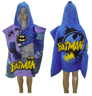 BATMAN BØRNEBADETØRKLÆDE PONCHOBETRÆK