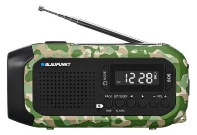 BLAUPUNKT ER20GC Nødradio Sort og Grøn