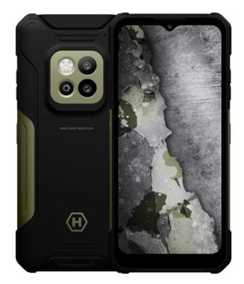 HAMMER Construction 2 5G Militærudgave Smartphone 6GB/128GB Sort og Grøn