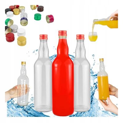 40x MONOPOL MONOPOLOWA 0,7l glasflasker til vodka, alkohol, juice 700ml