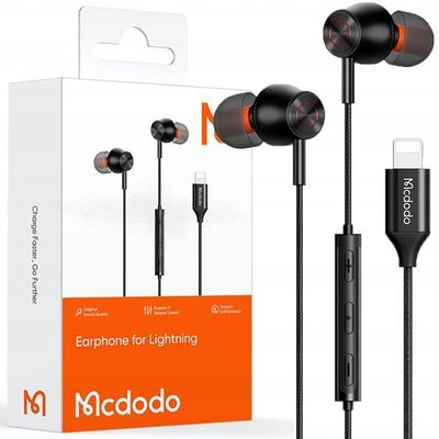 MCDODO KABELFORMEDE IN-EAR-HOVEDTELEFONER MED MIKROFON TIL LIGHTNING IPHONE 14