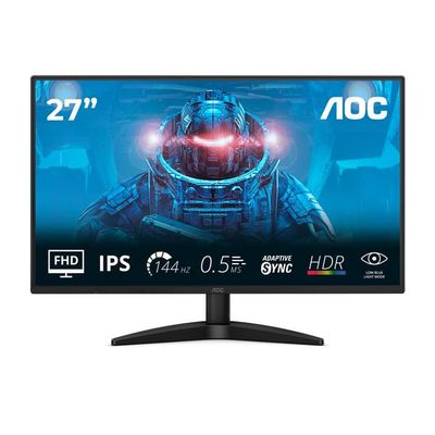 AOC LED 27B36X 27-tumsskärm, Full HD, 144 Hz, svart, IPS