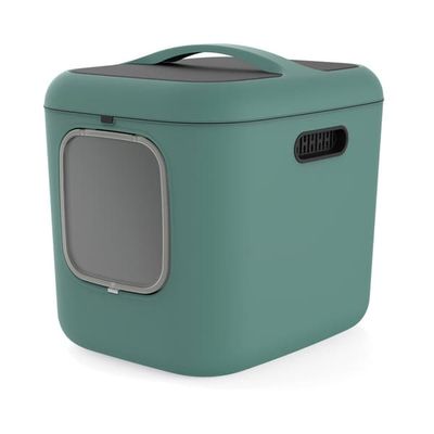 Rotho Hvid XL Kattebakke 61,4 cm Grøn