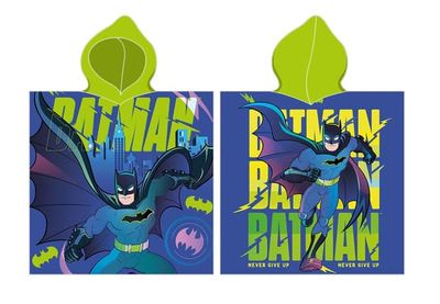 Batman Børne Poncho Badehåndklæde med Hætte Marvel