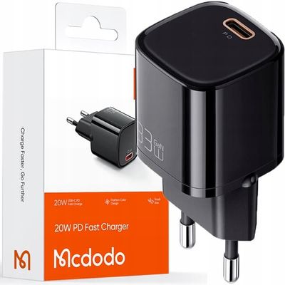MCDODO SNABBLADDARE USB-C 20W USB TYP C FÖR IPHONE 13 14 15 PRO