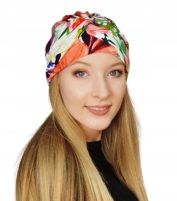 Sara 189 flettet turban, en flæset hat, også efter kemoterapi