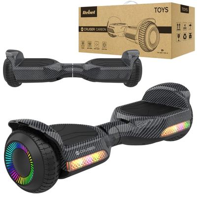 Rebel 6,5" LED Hoverboard Elektrisk Skateboard för Barn och Vuxna