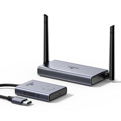 UGREEN Langaton HDMI-jatke Lähetin ja Vastaanotin - Harmaa