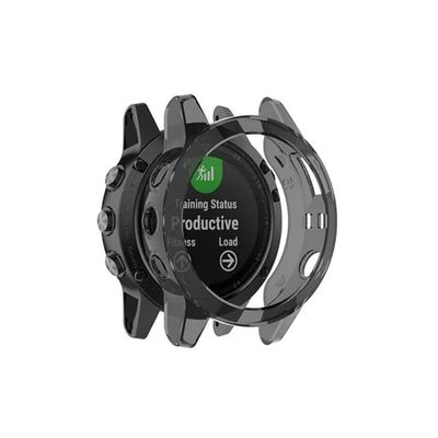 Garmin Fenix 5/5 Plus Cover i TPU - Transparent Sort