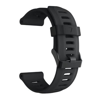 Garmin Fenix 3/Fenix 5X Silikone Urrem - Sort