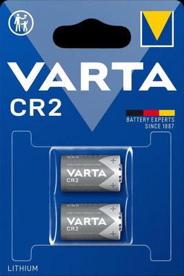 VARTA Lithium Cylindrisk batteri CR2, 2-pak
