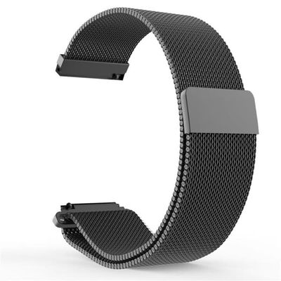 Milanesiskt Mesh Smartwatch-armband för Polar Ignite, etc - Svart