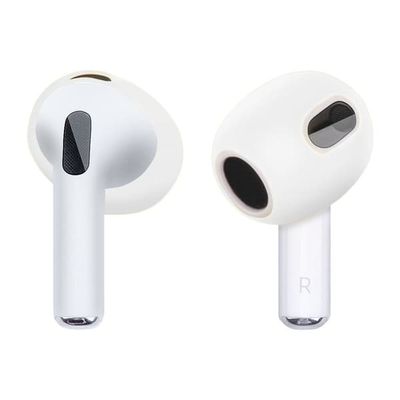 Apple AirPods 3 silikoninen kuulokekotelo - valkoinen