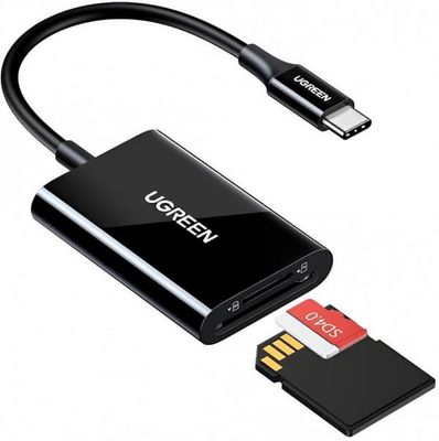 Ugreen CM265 USB-C kortlæser SD/microSD/TF – sort