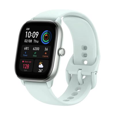 Amazfit GTS 4 Mini - 6 Måneders Garanti Brugt i Ny Stand - Mint Blå