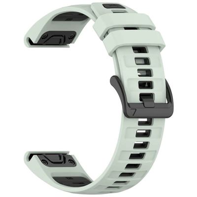 Garmin Fenix 8/Fenix E/Quatix 7 Pro etc Klockarmband – Mint/Svart