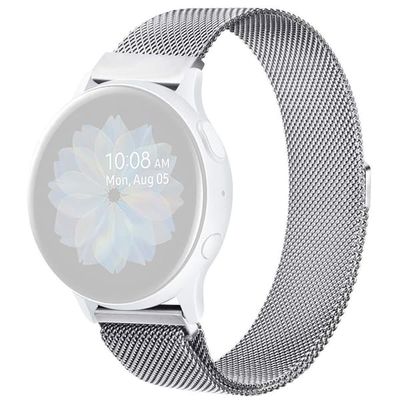Garmin Forerunner 245/245 Music/Vivoactive 3 osv. Milanese Urrem - Sølv