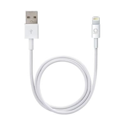 USB A till Lightning Kabel 2 Meter - Vit