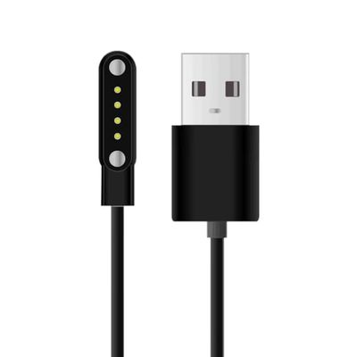 4 Pins/7.62-14.3mm Magnetisk USB-ladekabel Fladt Design Kompatibel med Smartwatches Tilbehør til Strømopladning