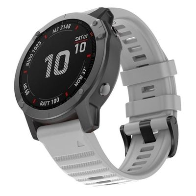 Garmin Fenix 7/7 Pro/Quatix 7/7Pro Silikone Urrem - Grå