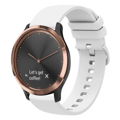 Garmin Vivomove HR Silikon Armbandsur - Vit