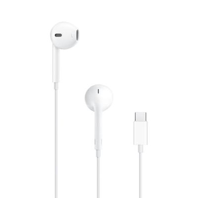 Apple Earpods med mikrofon og fjernbetjening, USB-C, Original - Hvid