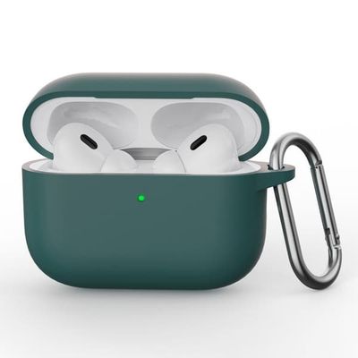 Apple AirPods Pro 3 -kotelo silikonista - Tummanvihreä