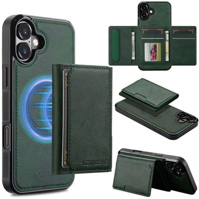 LC.IMEEKE iPhone 17 MagSafe etui med pung - Grøn