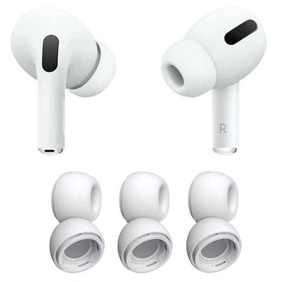 Öronkuddar 6-pack (XS) till Apple AirPods Pro 2 - Vit