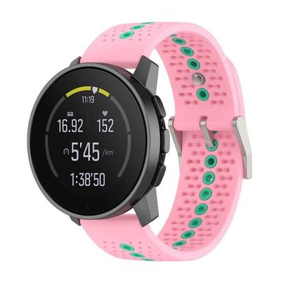 Sports Klokkereim til Suunto 9 Peak - Rosa/grønn