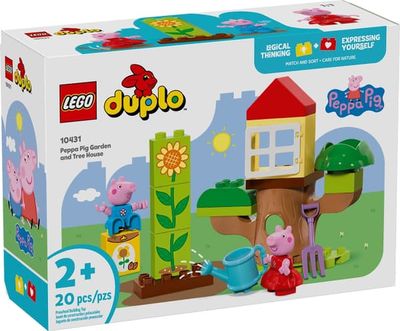 LEGO 10431 Peppa Gris med hage og trehytte Ny.