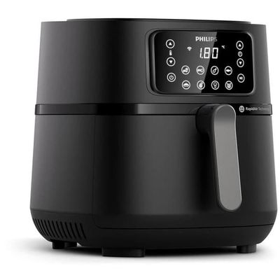 Philips AirFryer XXL serie 5000, friture, 16 i 1 med app-kontrol, 1,4 kg, sort (HD9285/90)