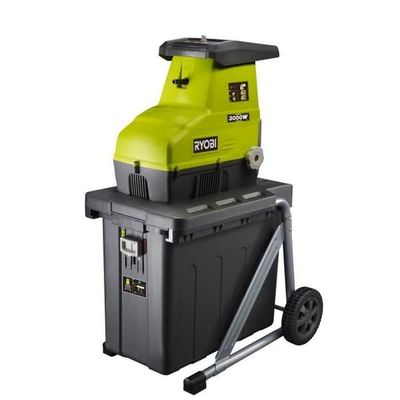 RYOBI - 3000 W växtförstörare - cylinderslipning - tyst - slipkapacitet 45 mm - 55 L uppsamlingsbricka - RSH3045U