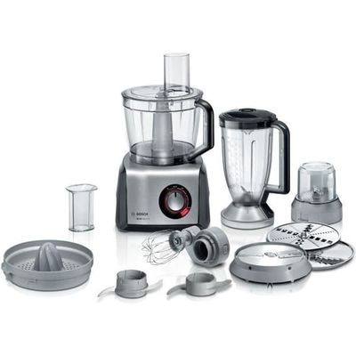 BOSCH - MC812M844 - Multifunktionsrobot - 1250W - Rustfrit stål + Sort