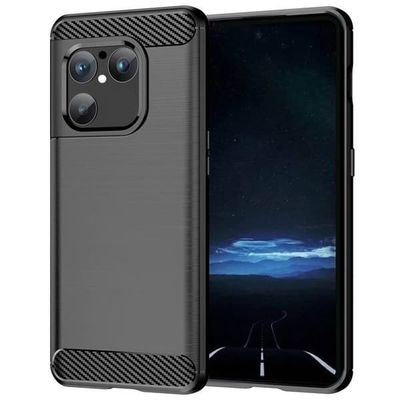 BÃ¸rstet silikone cover til Sony Xperia 1 VIII - Sort